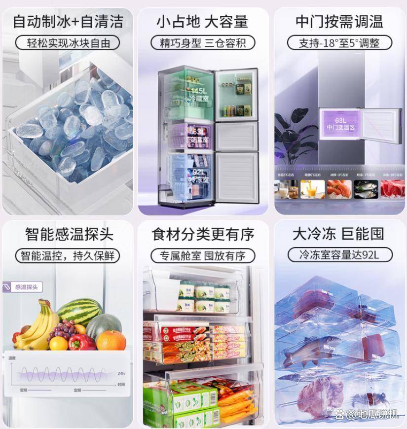 家用冰箱选购指南，松下Xtra蔓越莓冰箱：超薄机身+智能制冰