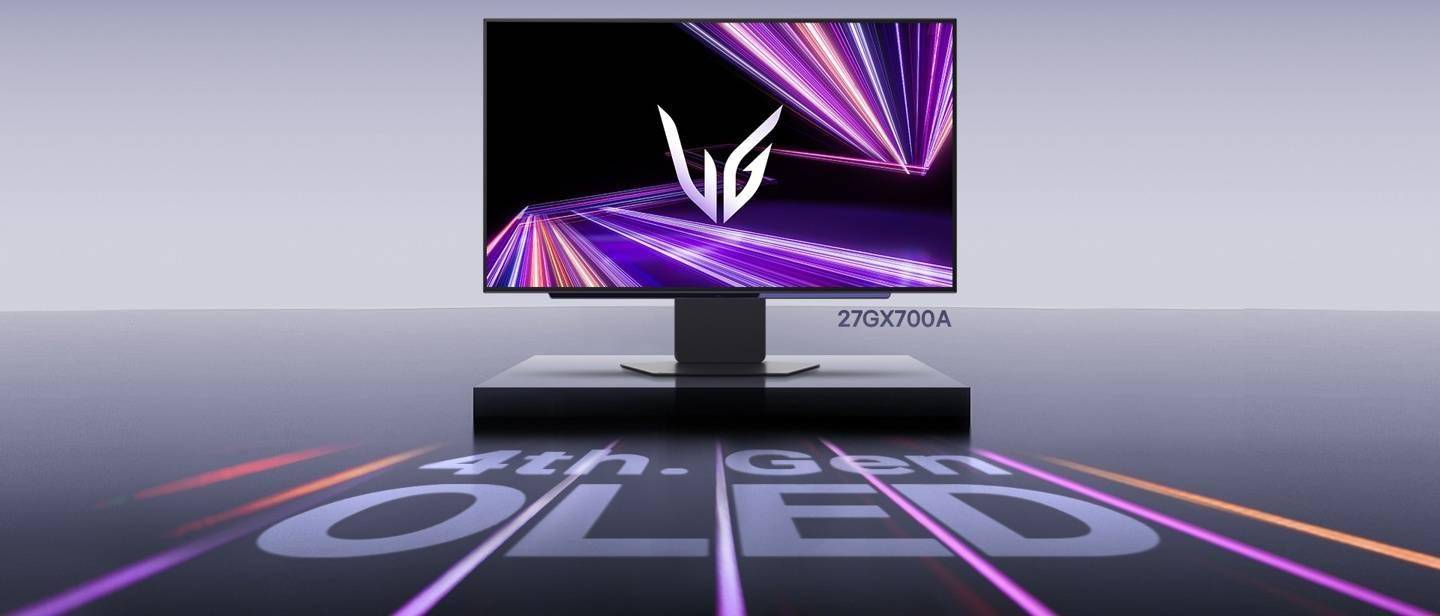 LG 首款四代 OLED 显示器 27GX700A 预售：280Hz WQHD，3679 元