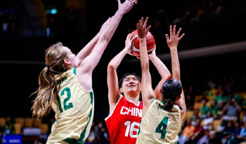 中国U16女篮惨遭澳洲逆转，将争季军赛日本U16女篮